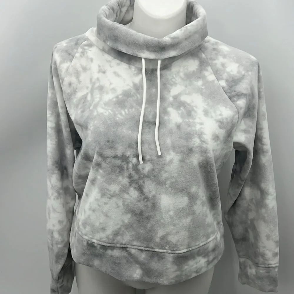 Old Navy microfleece funnel neck cropped XL sweatshirt